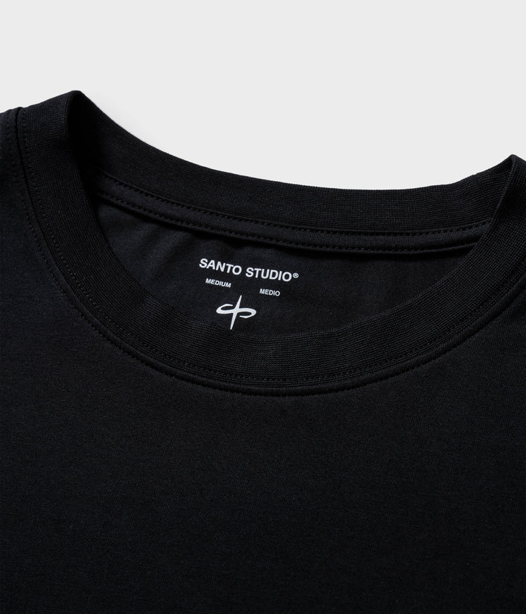 Twin-Stitched Wide Rib Collar