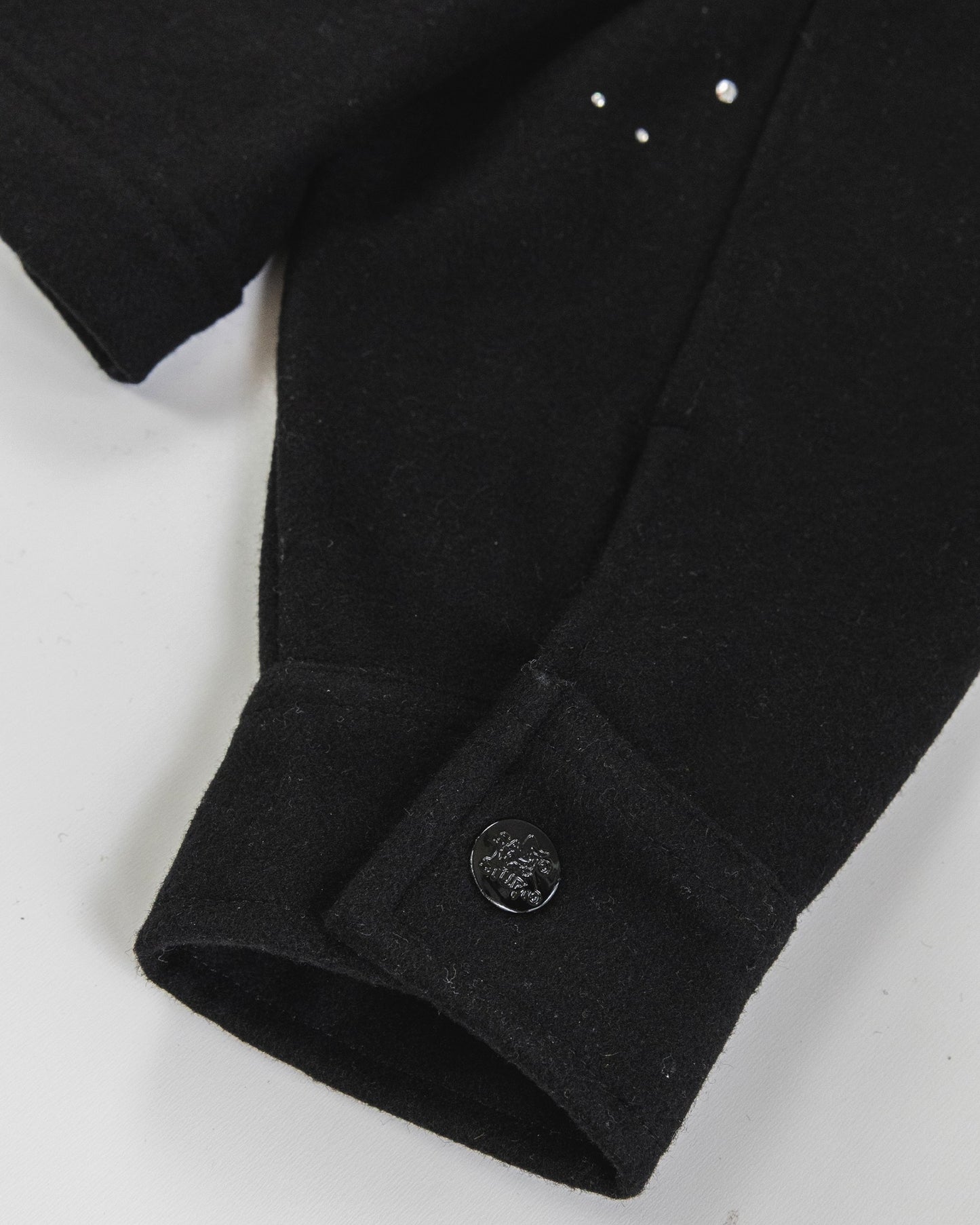 Shine Rhinestones Wool Jacket