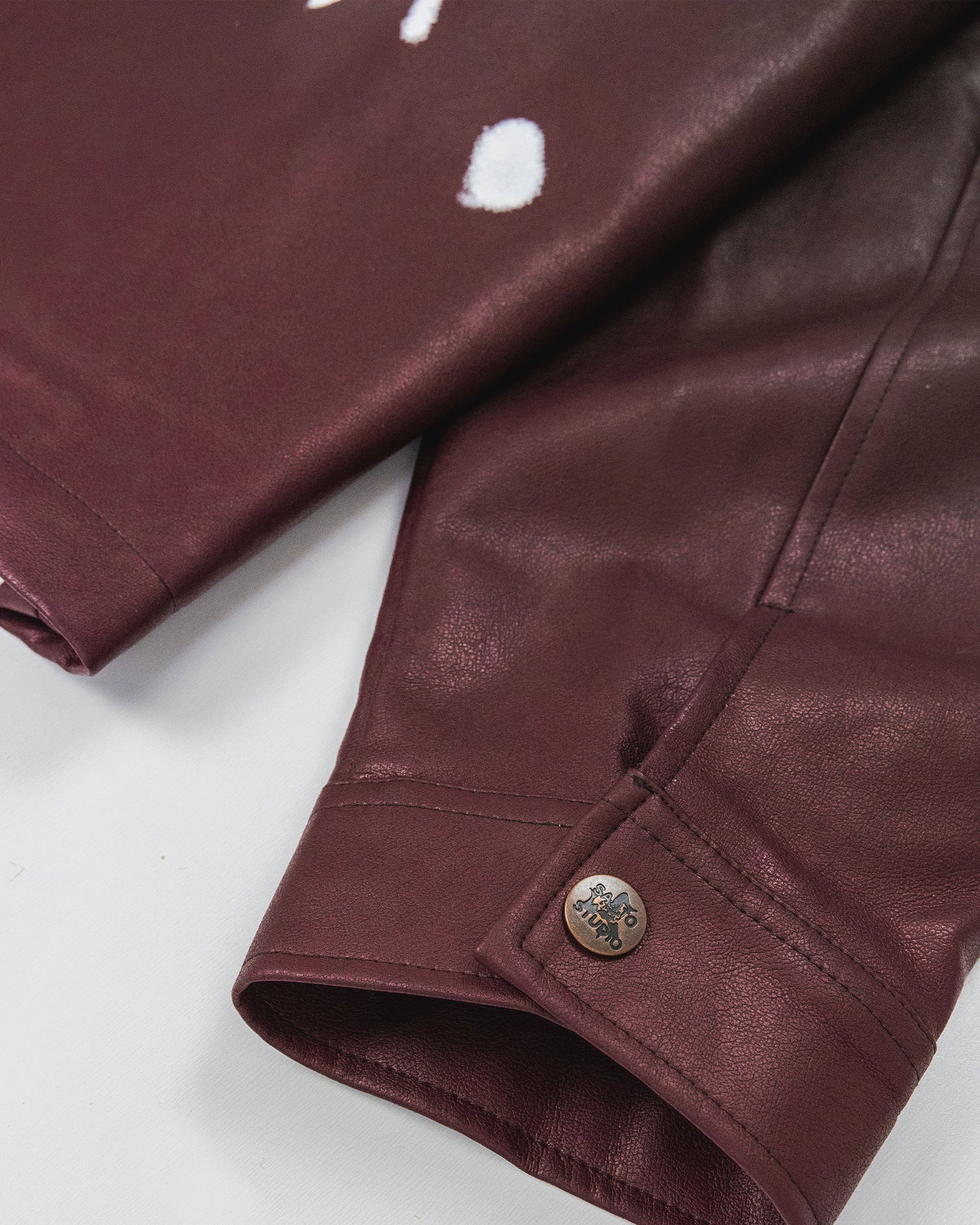 Her Tears Vegan Leather Jacket