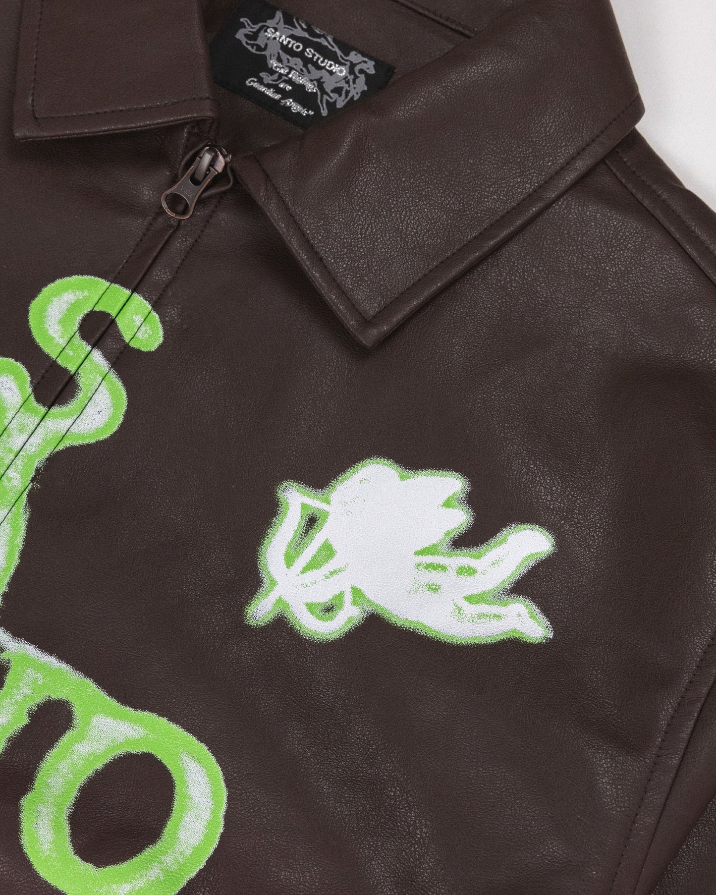Prayers Vegan Leather Jacket
