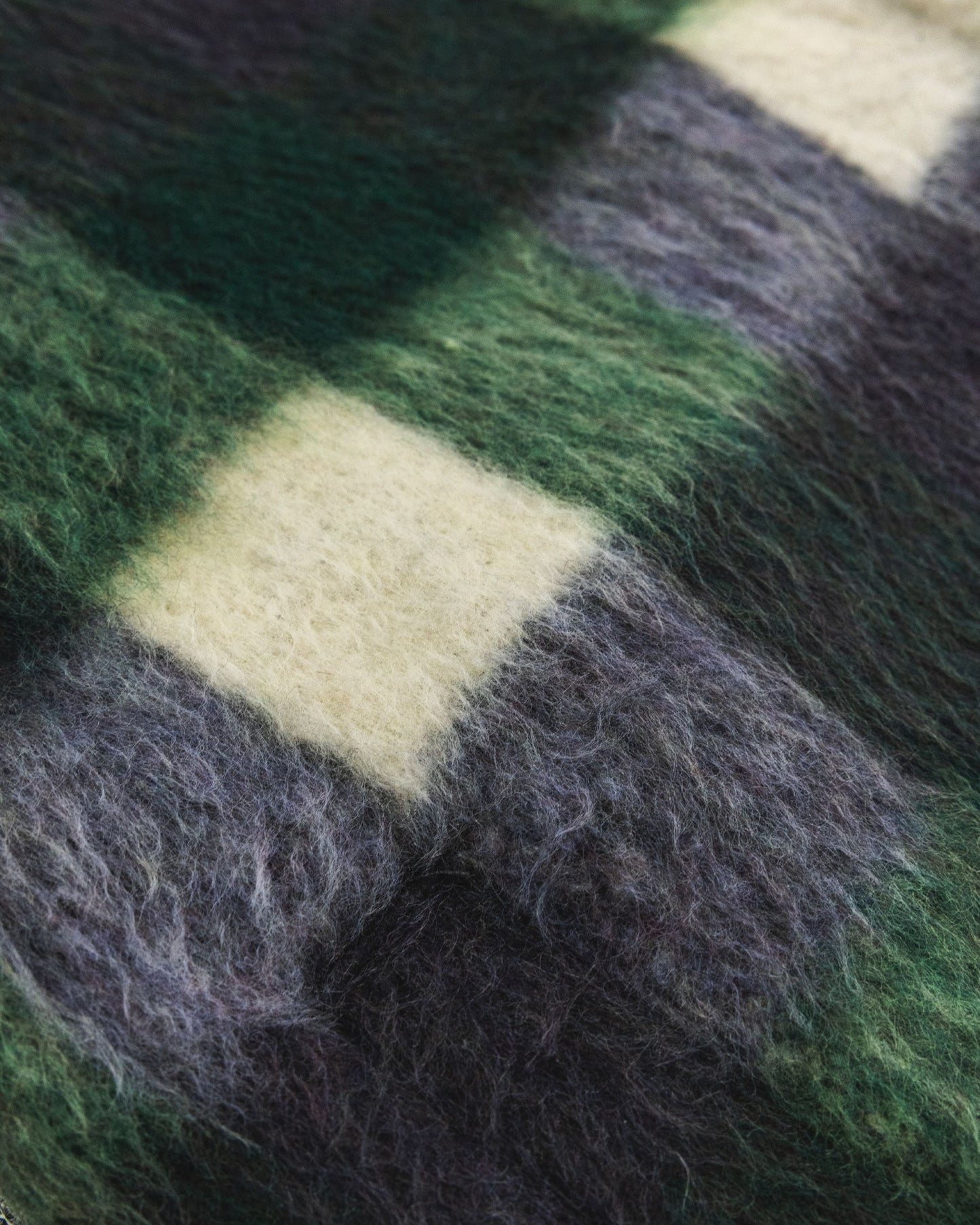 Vincenza Wool Flannel Zip Jacket