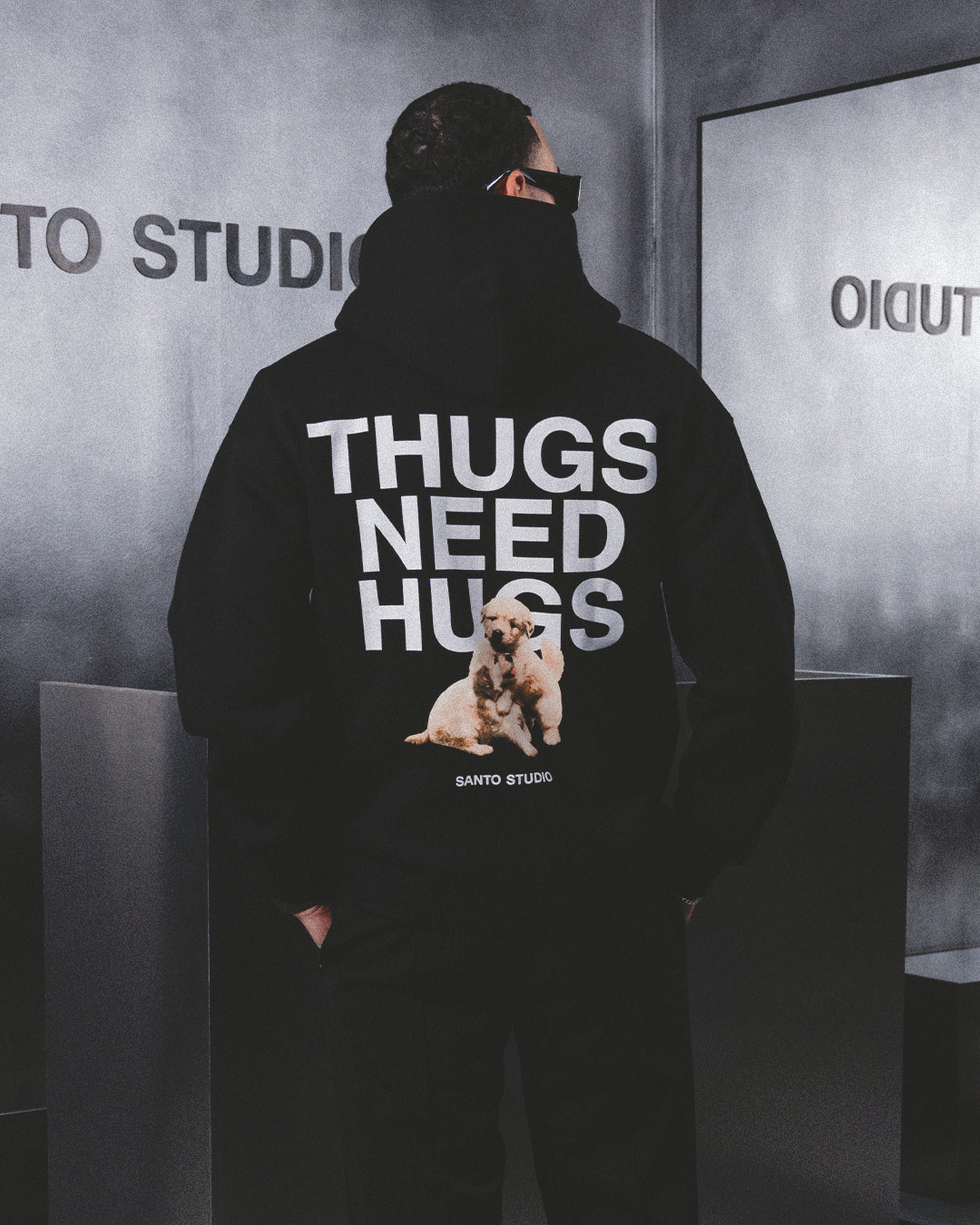 Thugs Need Hugs Fleece Zip Hoodie