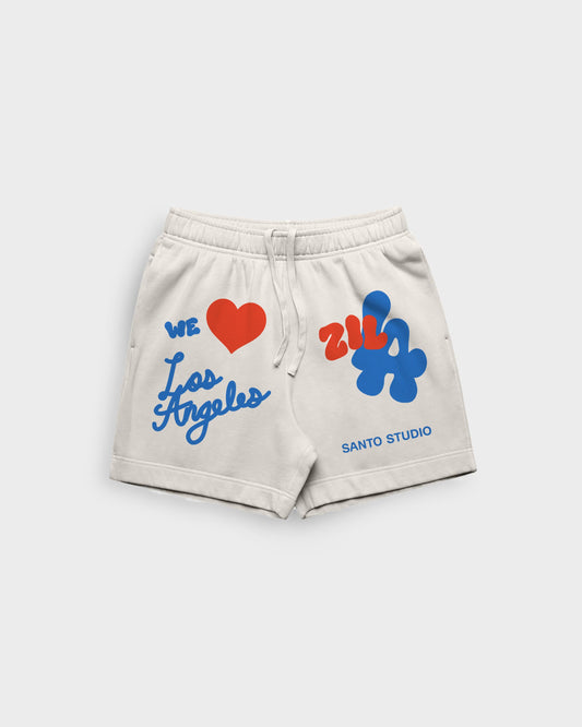 Zilla We Love LA Fleece Shorts