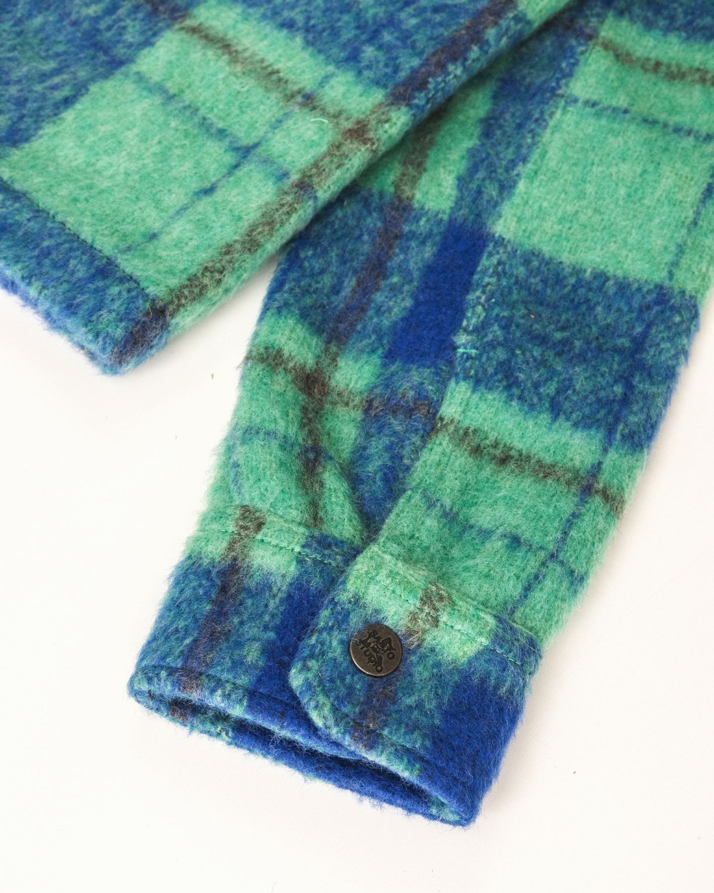 Prayers Wool Flannel Zip Jacket