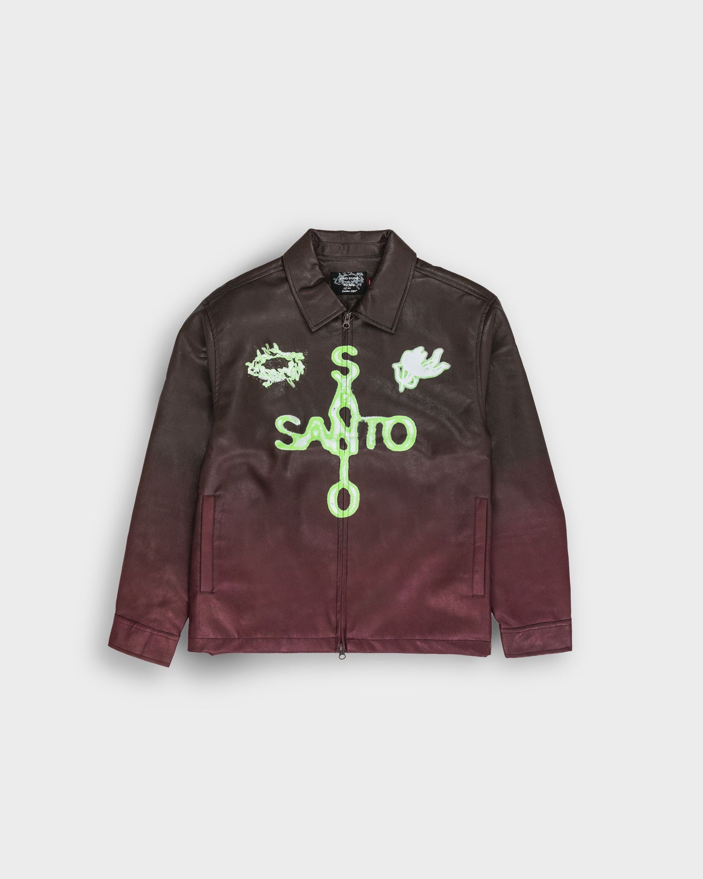 Prayers Vegan Leather Jacket