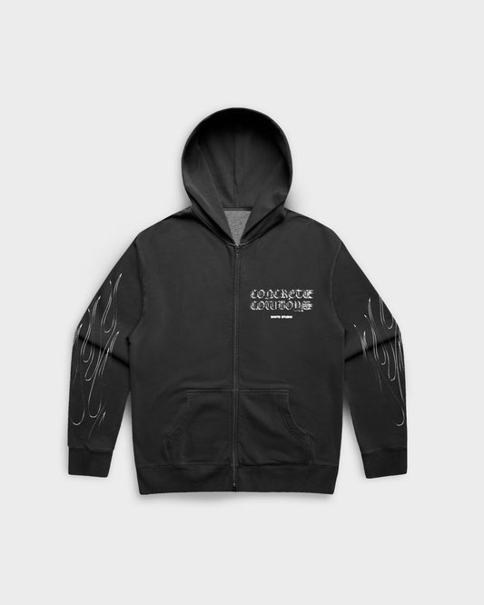 Concrete S-Logo Santo Studio Fleece Fullzip Hoodie