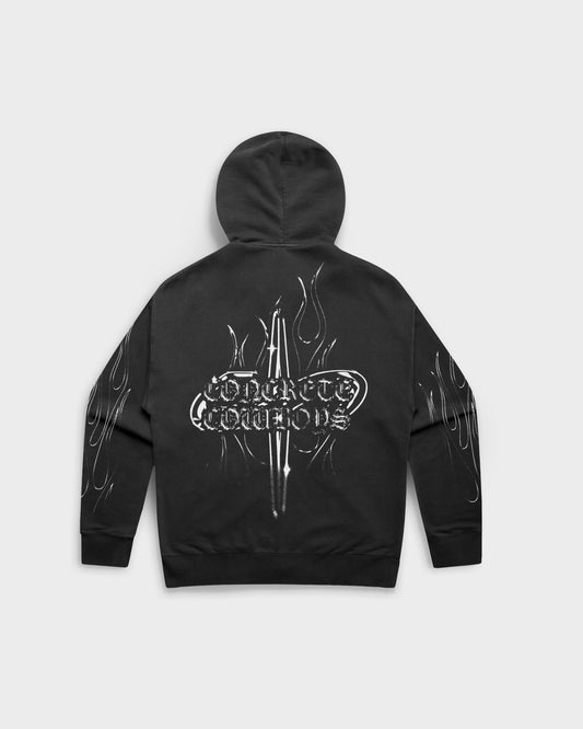 Concrete S-Logo Santo Studio Fleece Fullzip Hoodie