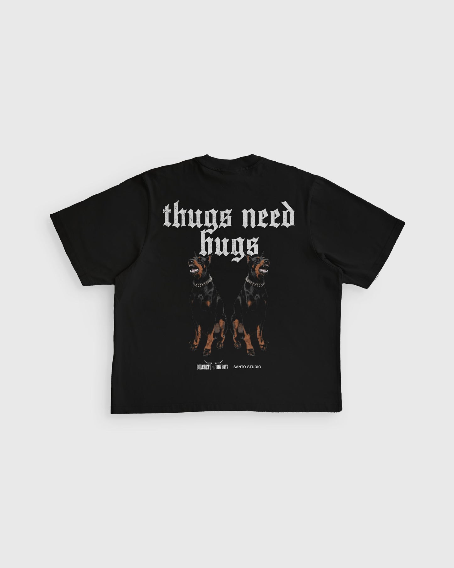 Concrete TNH Double Dog Drappo Cropped Tee