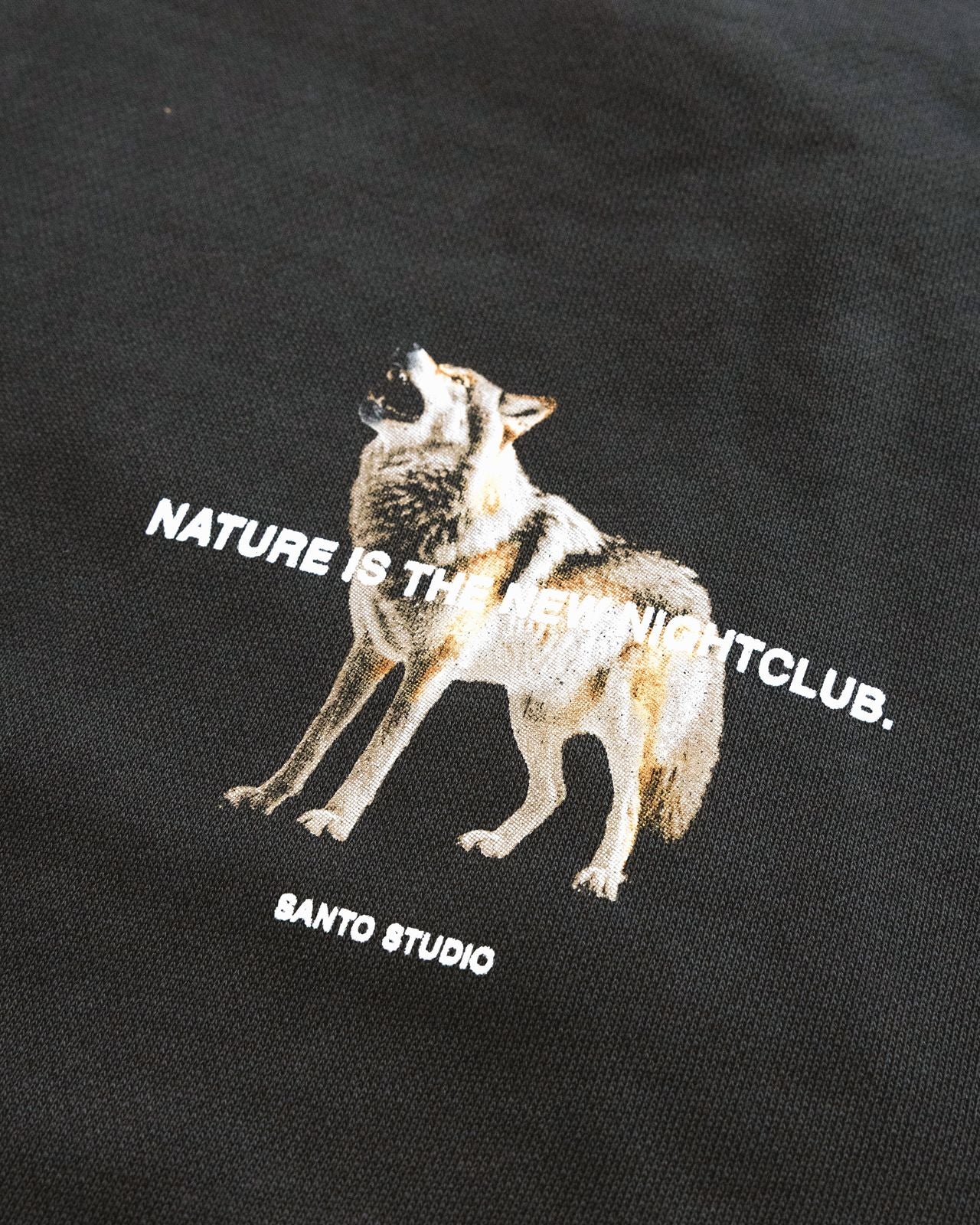 Wolf Night Club Pullover Fleece