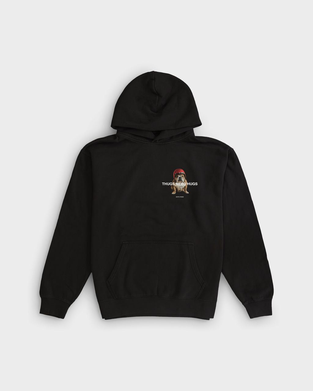 Bull Dog Hug Pullover Fleece