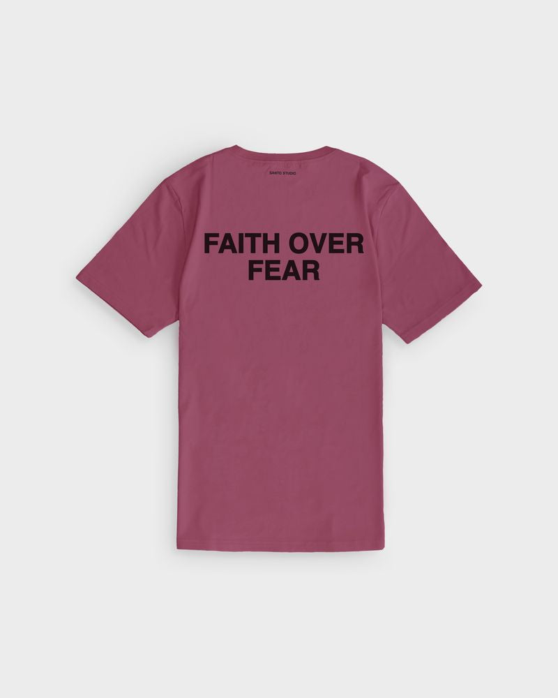 Tempo Faith Over Fear Ultra Tee - Ryan Sheckler Edition - Rose