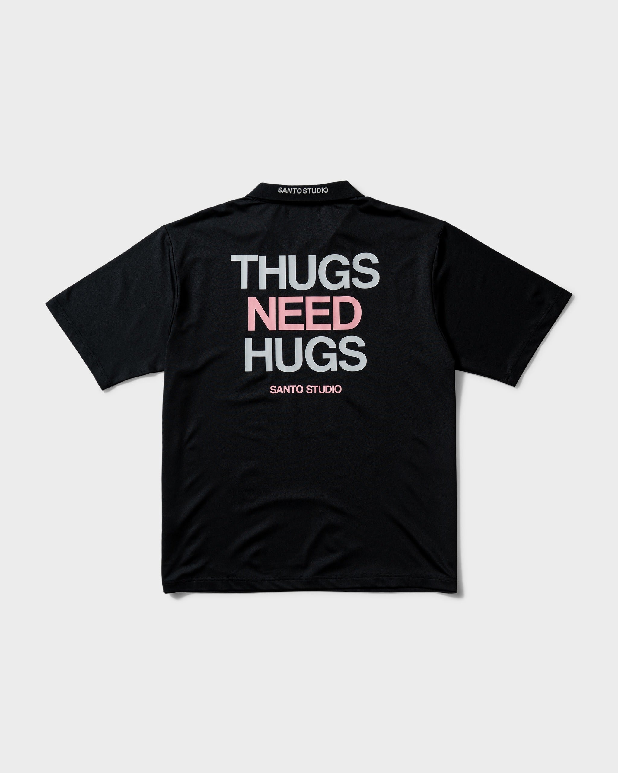 Thugs Need Hugs Black - SS Club Jersey – Santo Studio