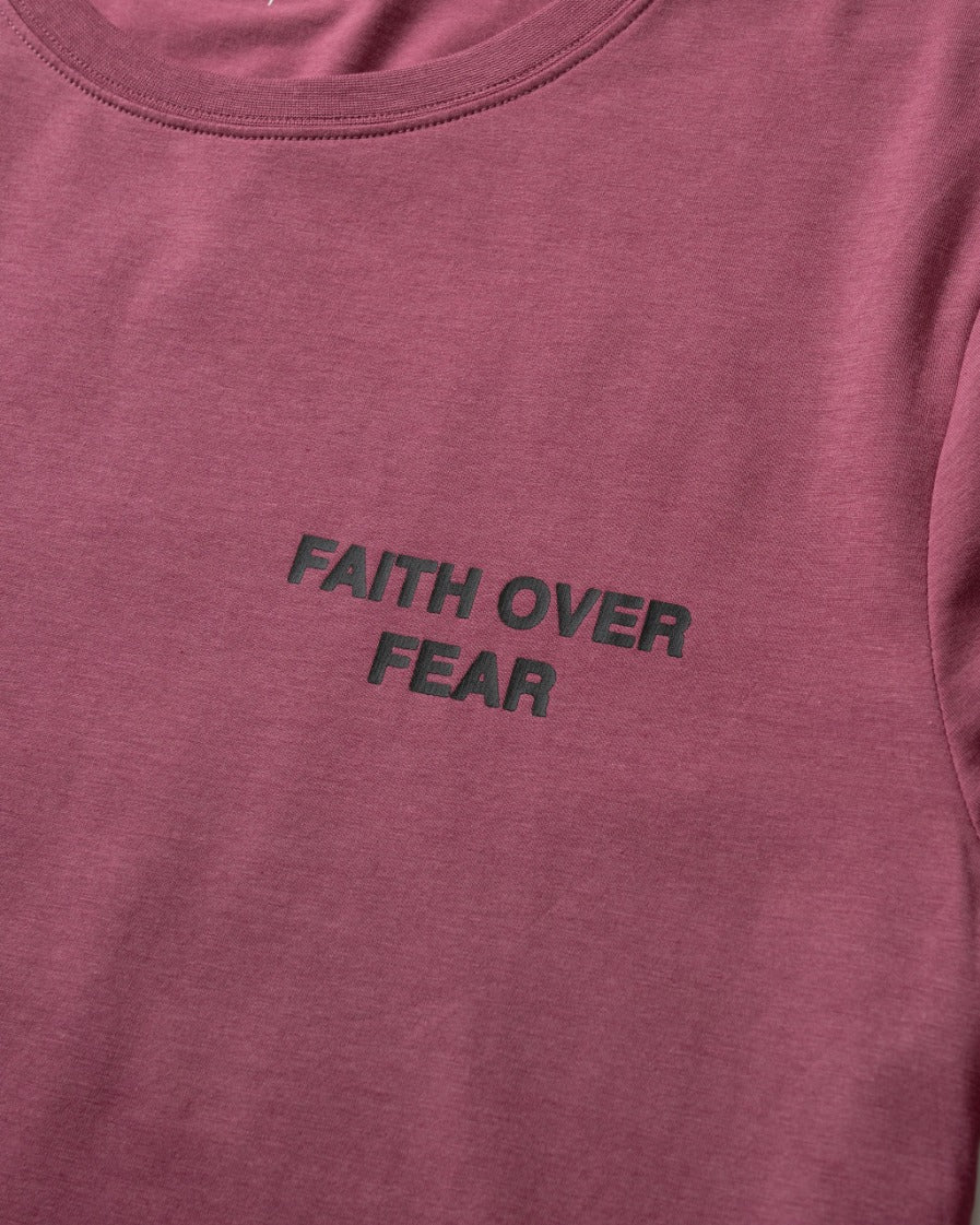 Tempo Faith Over Fear Ultra Tee - Ryan Sheckler Edition - Rose