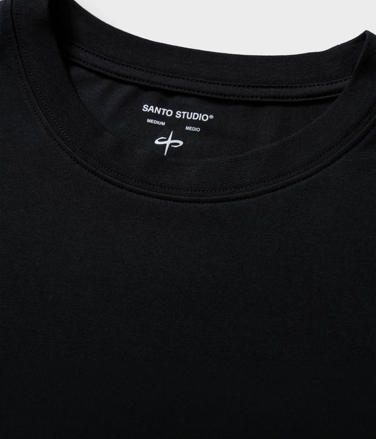 Twin-Stitched Wide Rib Collar 
