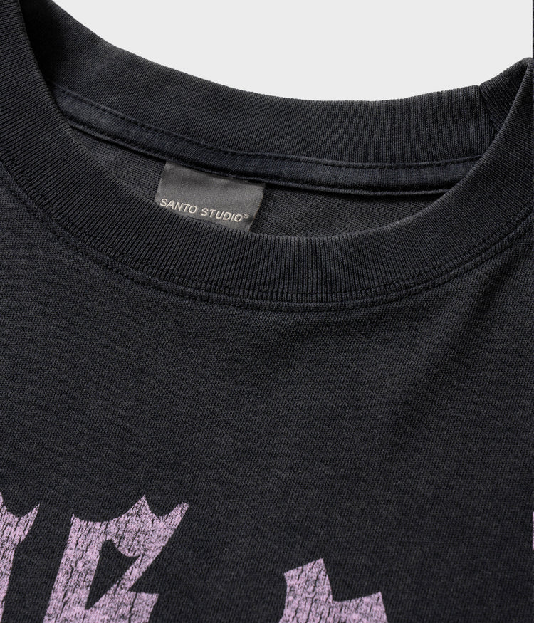 Twin-Stitched Wide Neck Ribbing 