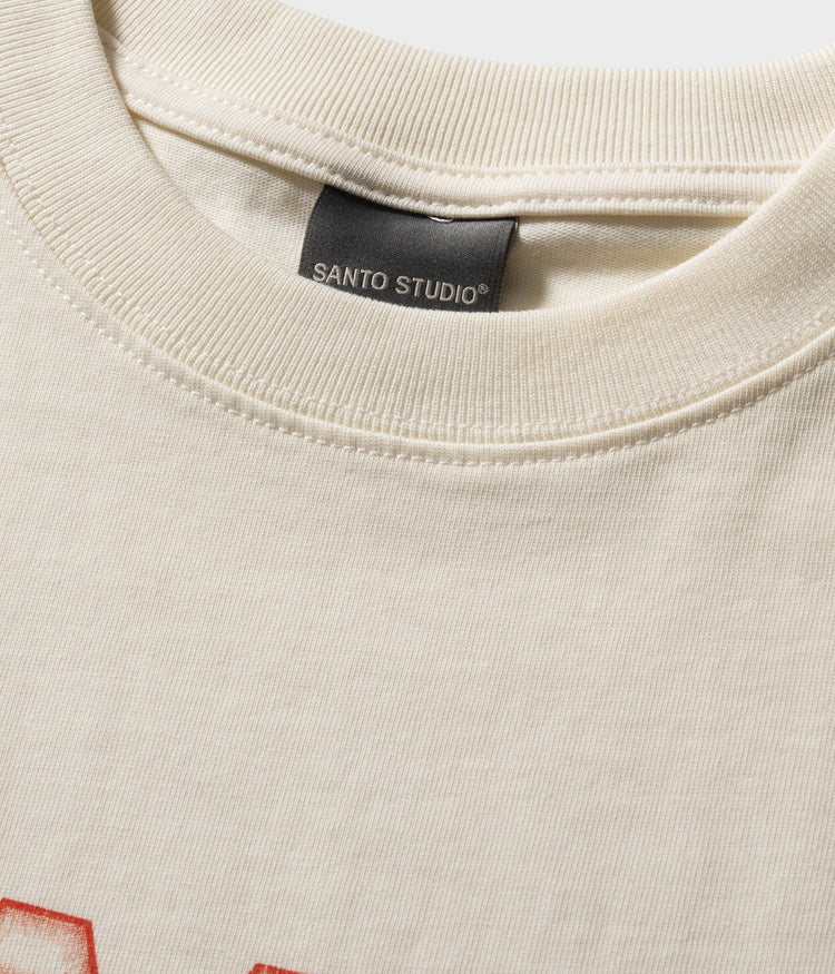 Twin-Stitched Wide Neck Ribbing 