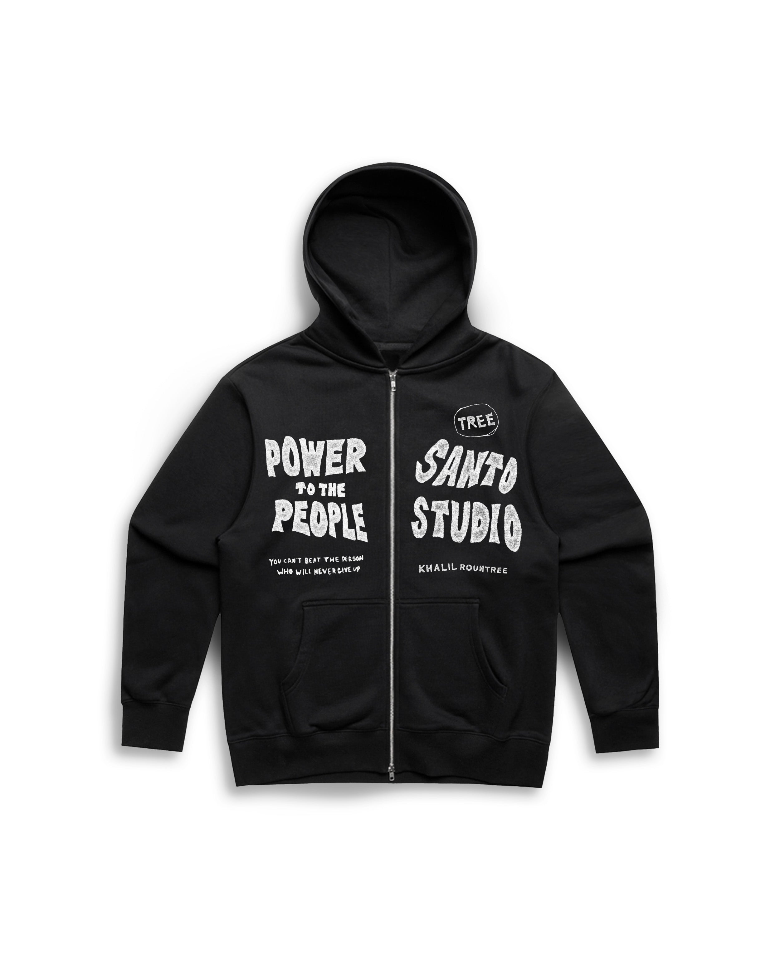 Power To The People Zip Hoodie