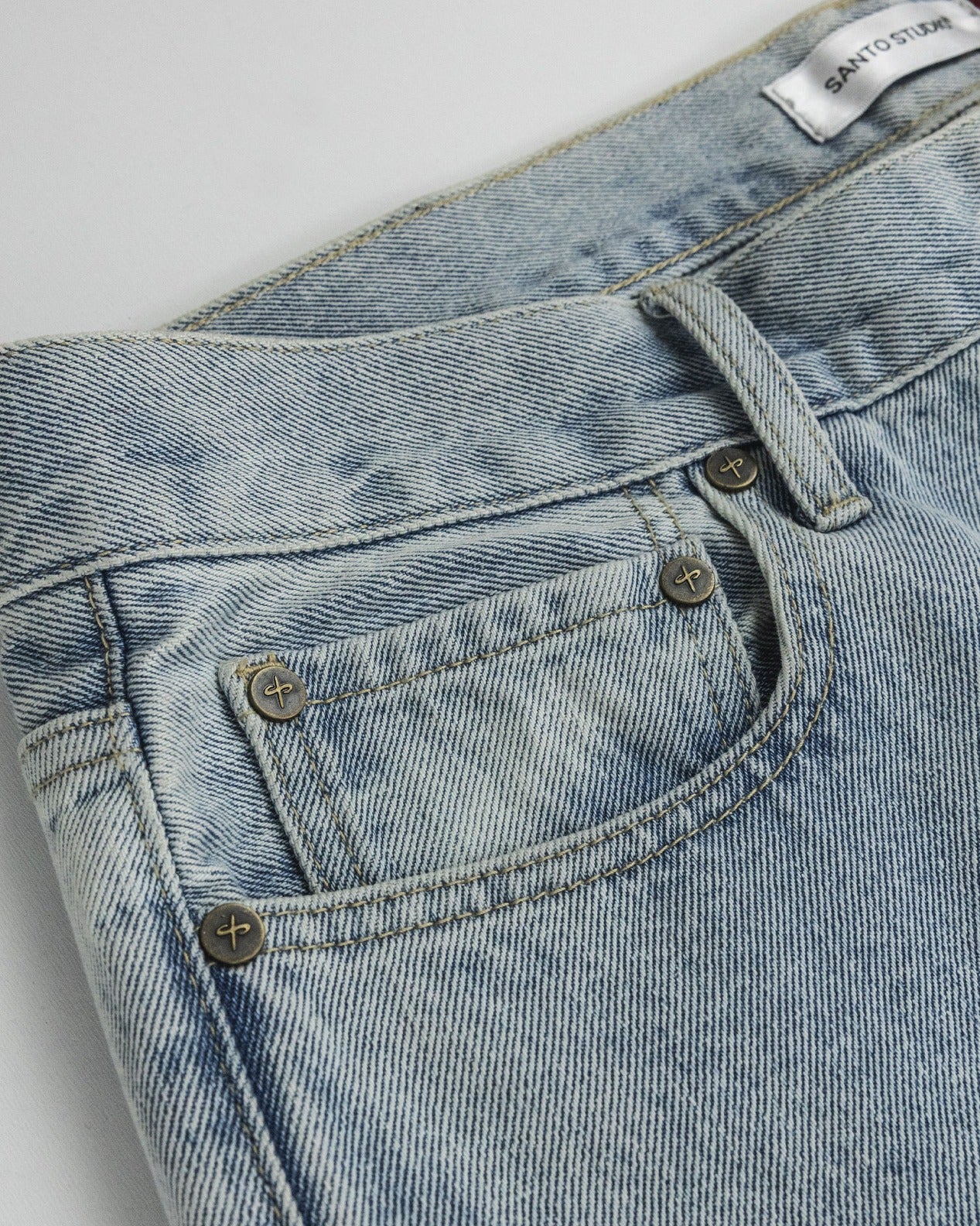 Medici Straight 14oz. Denim Pants