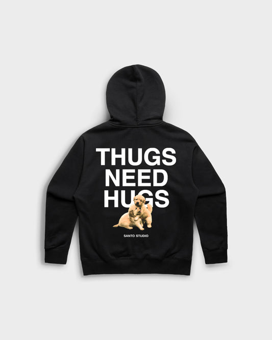 Thugs Need Hugs Fleece Zip Hoodie