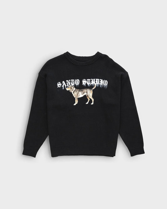 Blurry Dog Knit Sweater
