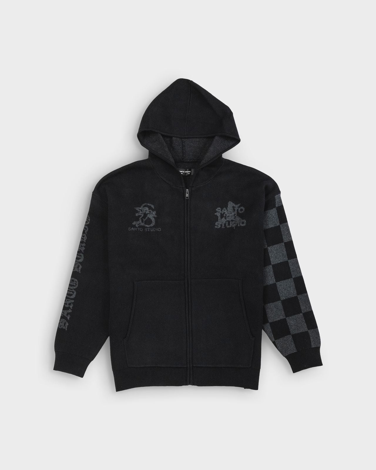 Palermo Knit Zip Hoodie – Santo Studio