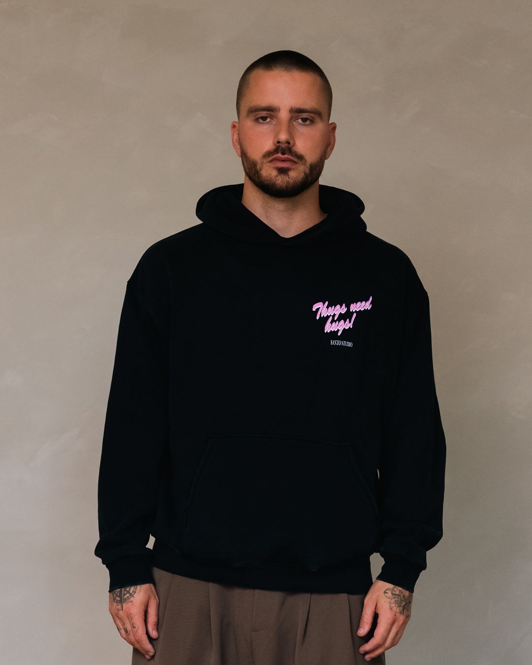 Bully Hugs Pullover Fleece Hoodie