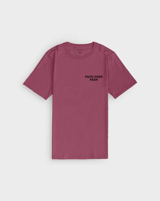 Tempo Faith Over Fear Ultra Tee - Ryan Sheckler Edition - Rose