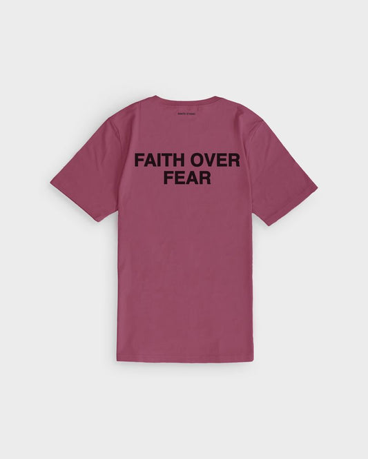 Tempo Faith Over Fear Ultra Tee - Ryan Sheckler Edition - Rose