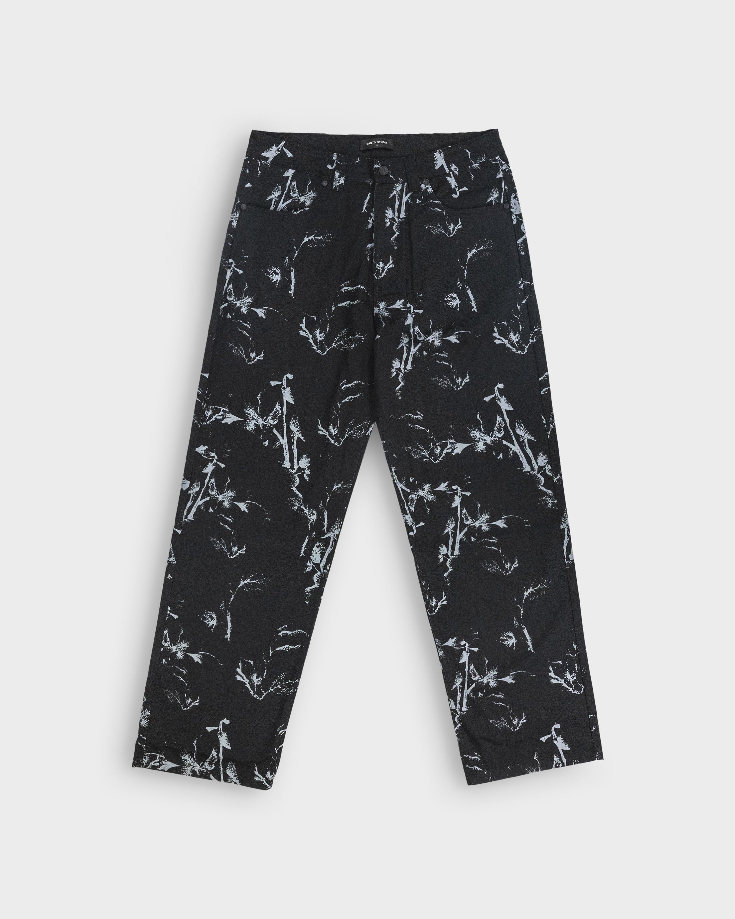 Flower Pattern Milano Pants - Hunter Lawrence Edition – Santo Studio