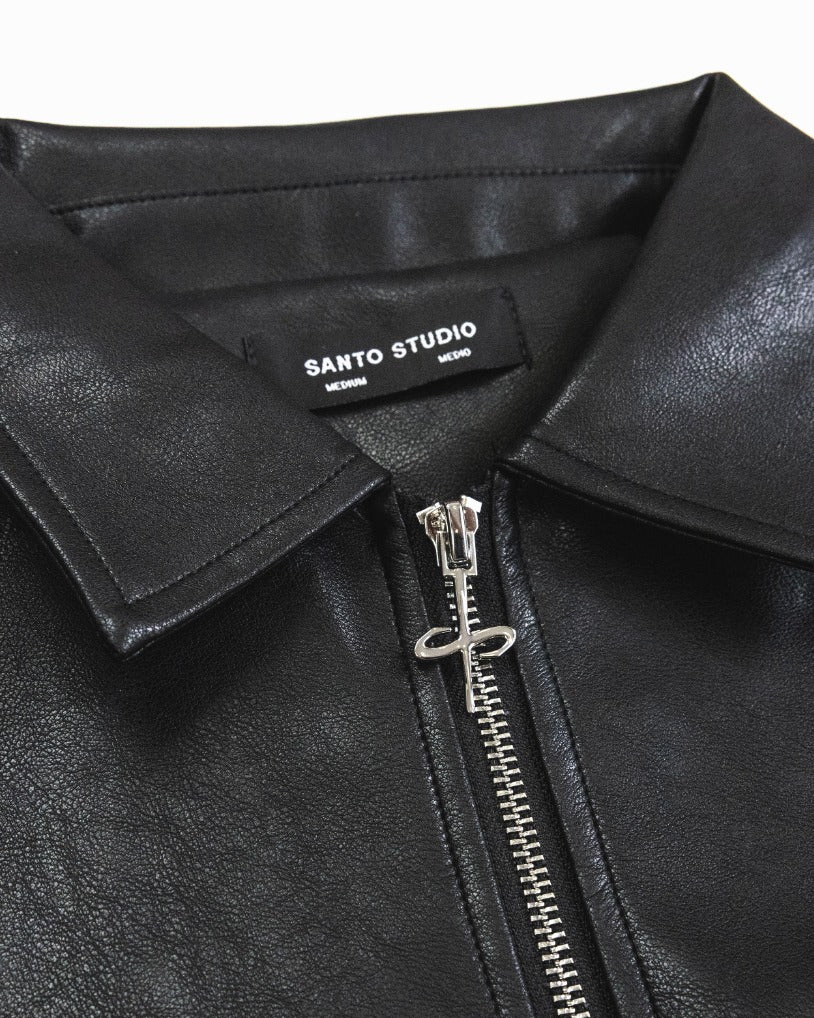 Santo Studio Vegan Leather Jacket