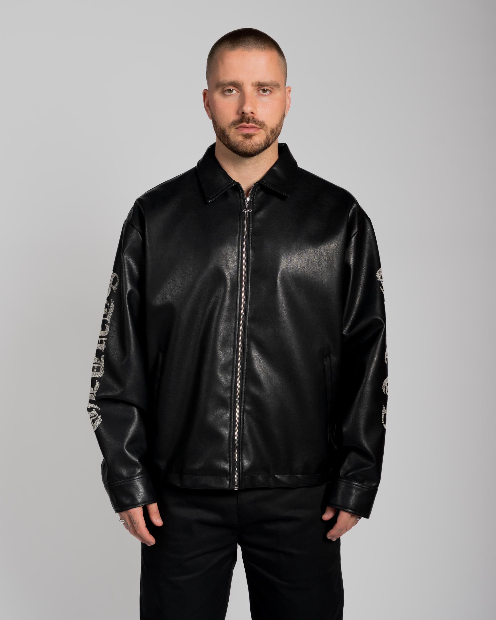 Santo Studio Vegan Leather Jacket