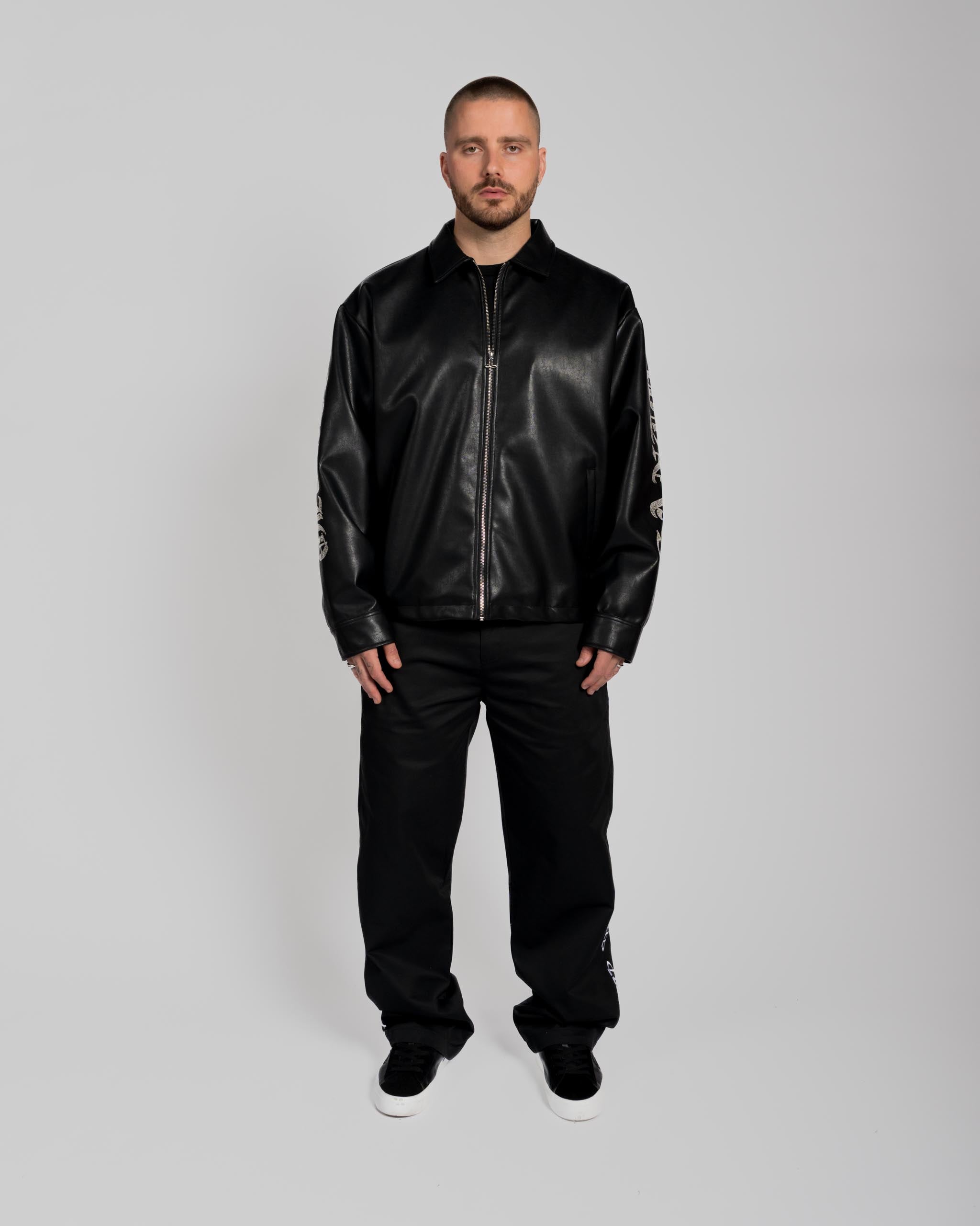 Santo Studio Vegan Leather Jacket