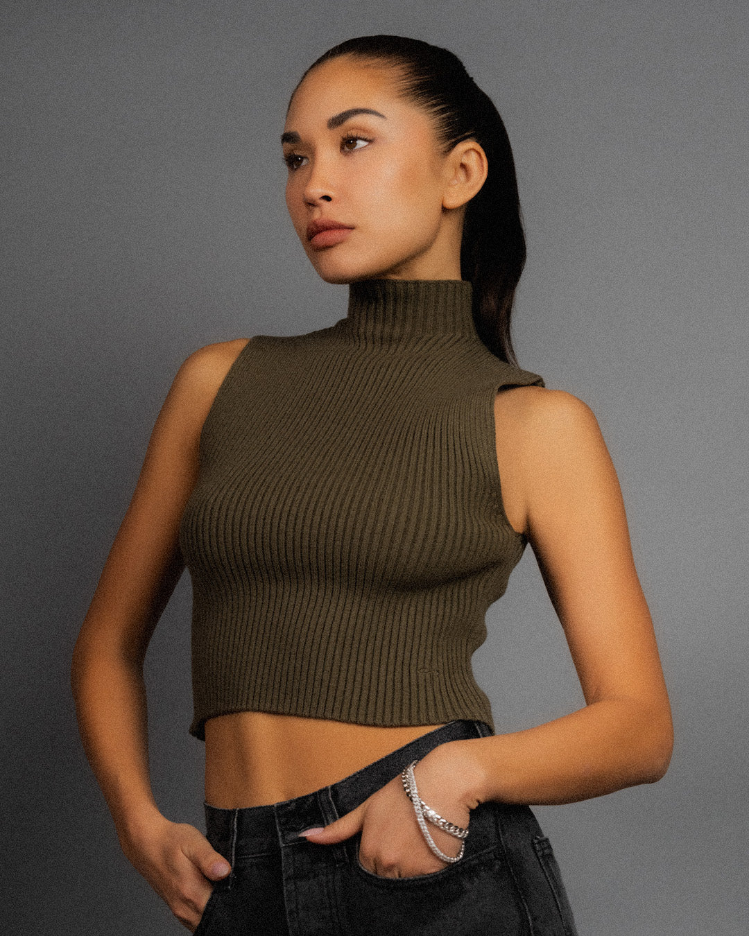 Moda Ribbed Knit Tank