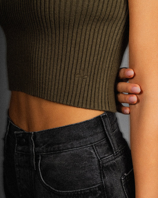 Moda Ribbed Knit Tank