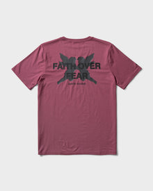 Tempo Faith Over Fear Ultra Tee - Ryan Sheckler Edition - Rose