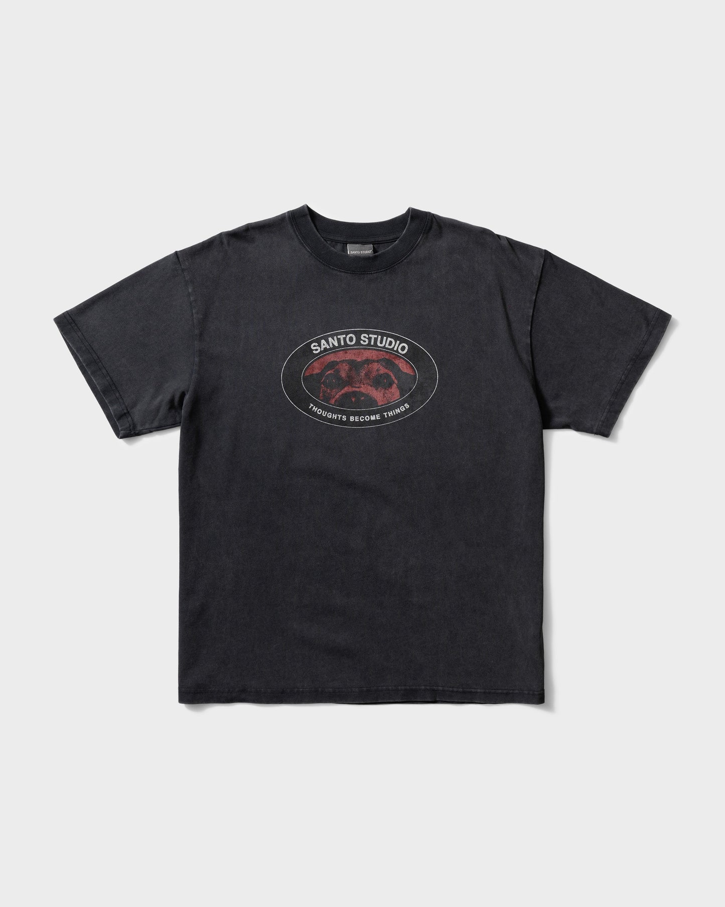Circle Dog Eyes Badge Tee