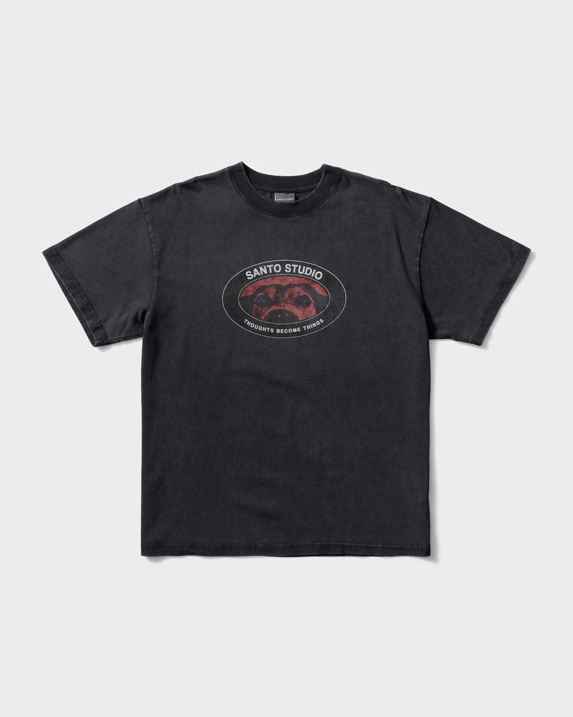 Circle Dog Eyes Badge Tee