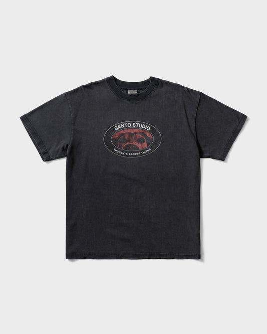 Circle Dog Eyes Badge Tee
