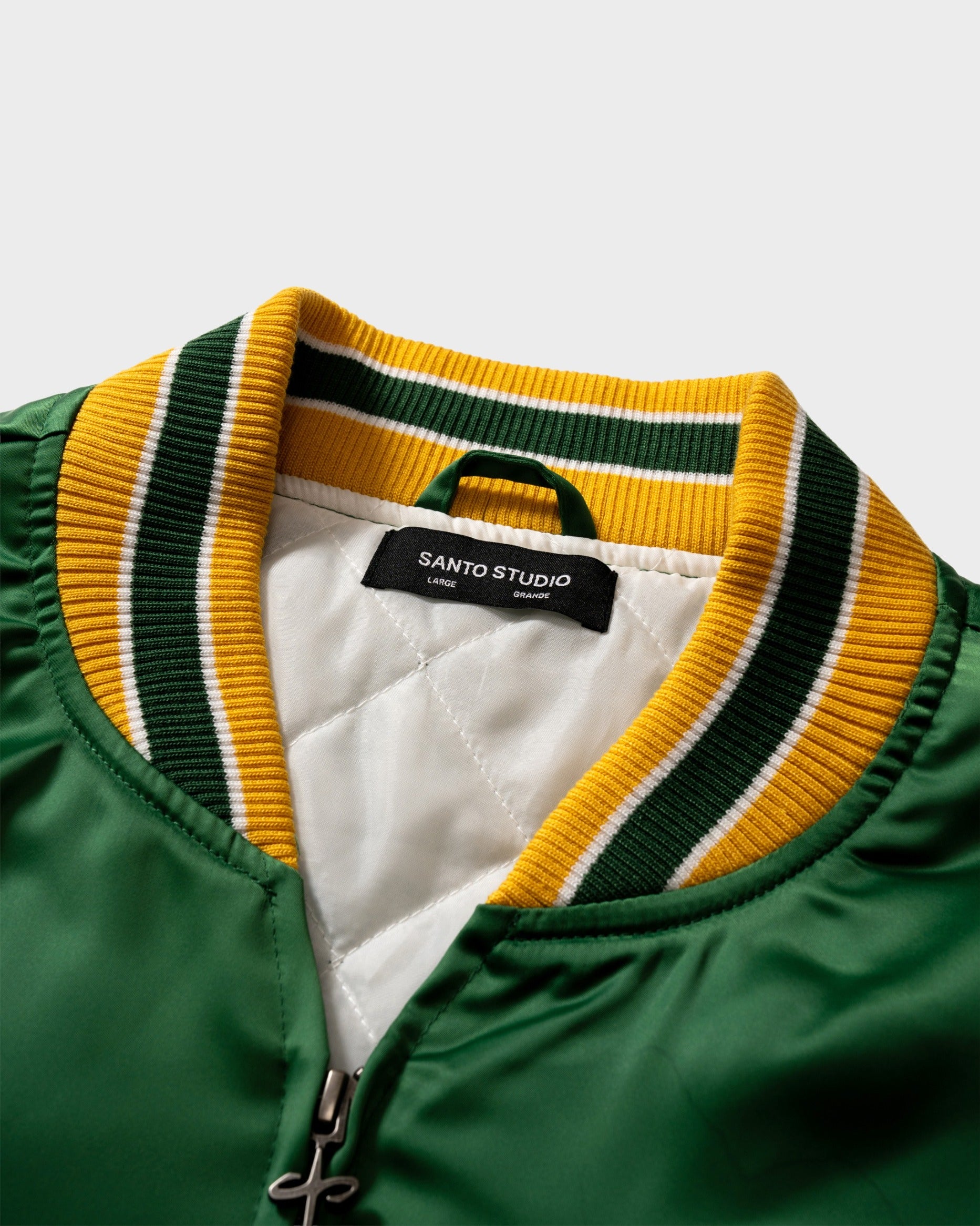 125 Seattle Satin Varsity Jacket