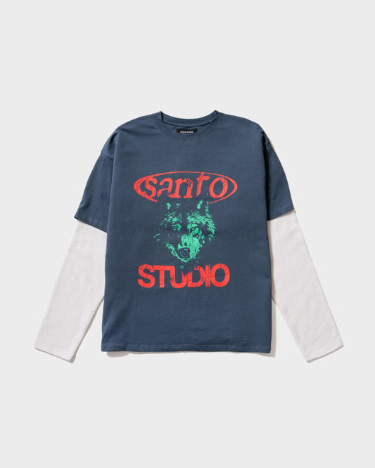 Wolf Layered LS Tee