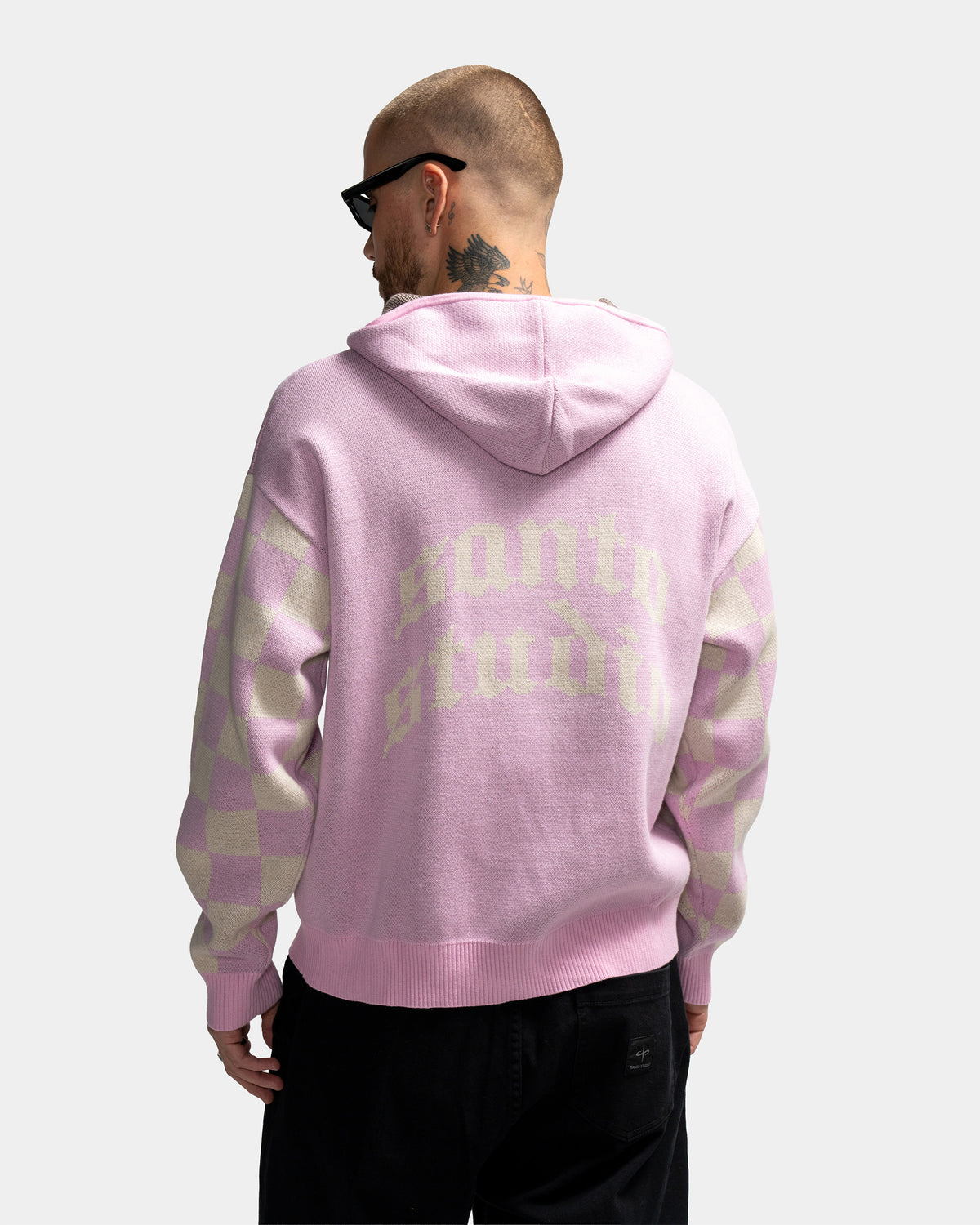 TNH Pink Knit Hoodie