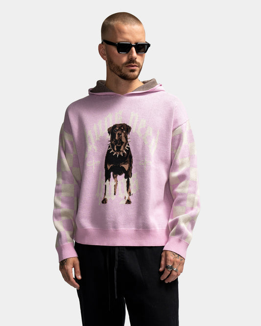 TNH Pink Knit Hoodie