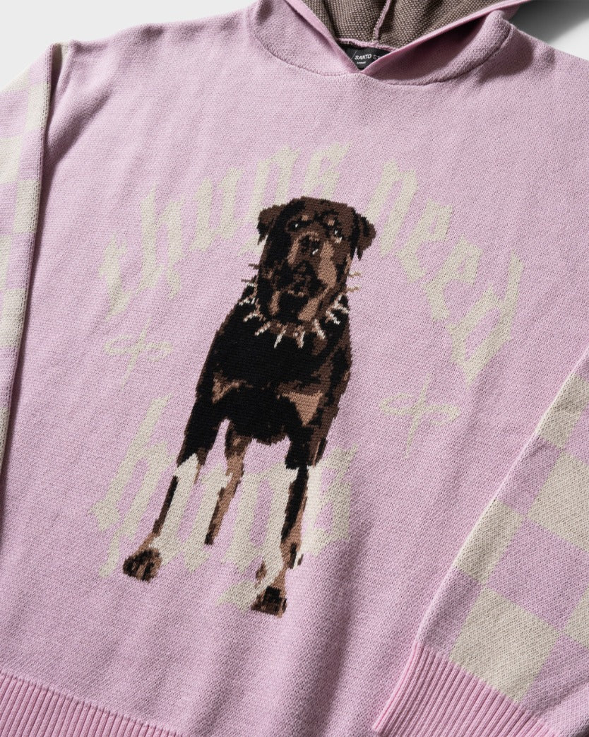 TNH Pink Knit Hoodie