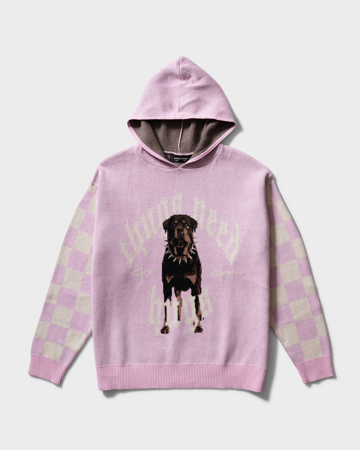 TNH Pink Knit Hoodie